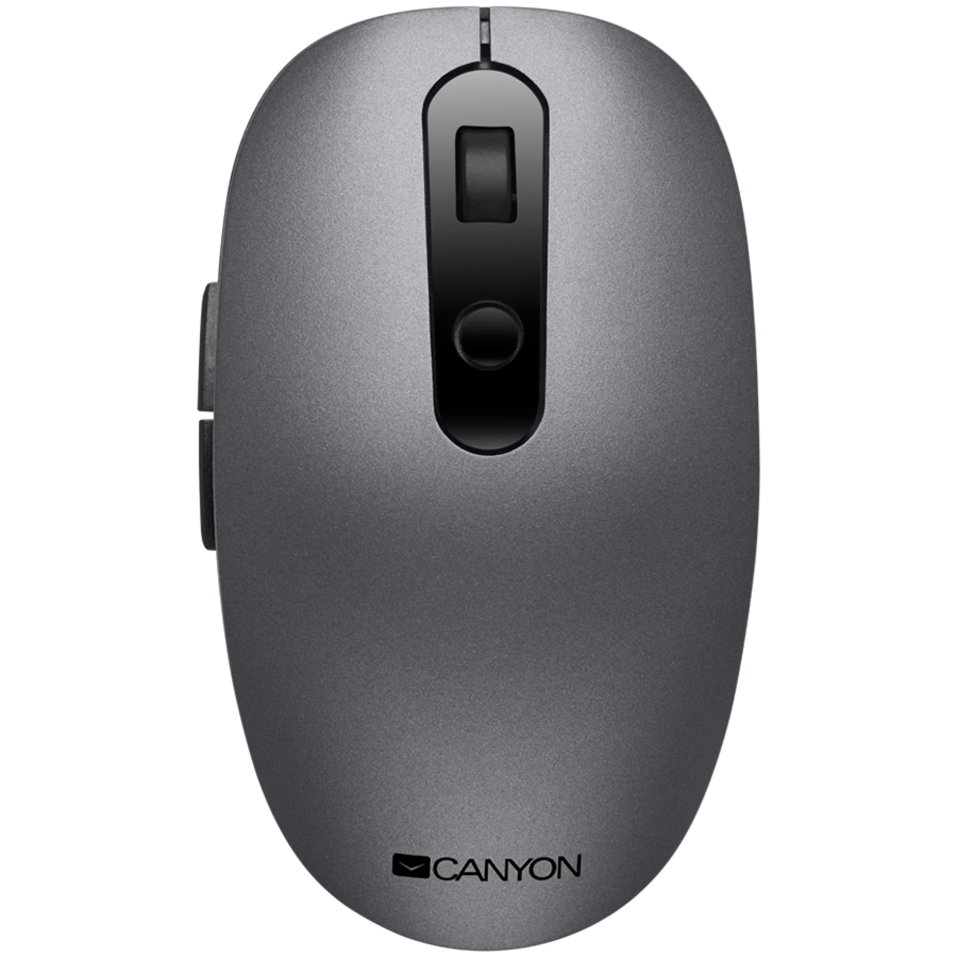 CANYON MW-9, 2 in 1 Wireless optical mouse with 6 buttons, DPI 800/1000/1200/1500, 2 mode(BT/ 2.4GHz), Battery AA*1pcs, Grey, 65.4*112.25*32.3mm, 0.092kg