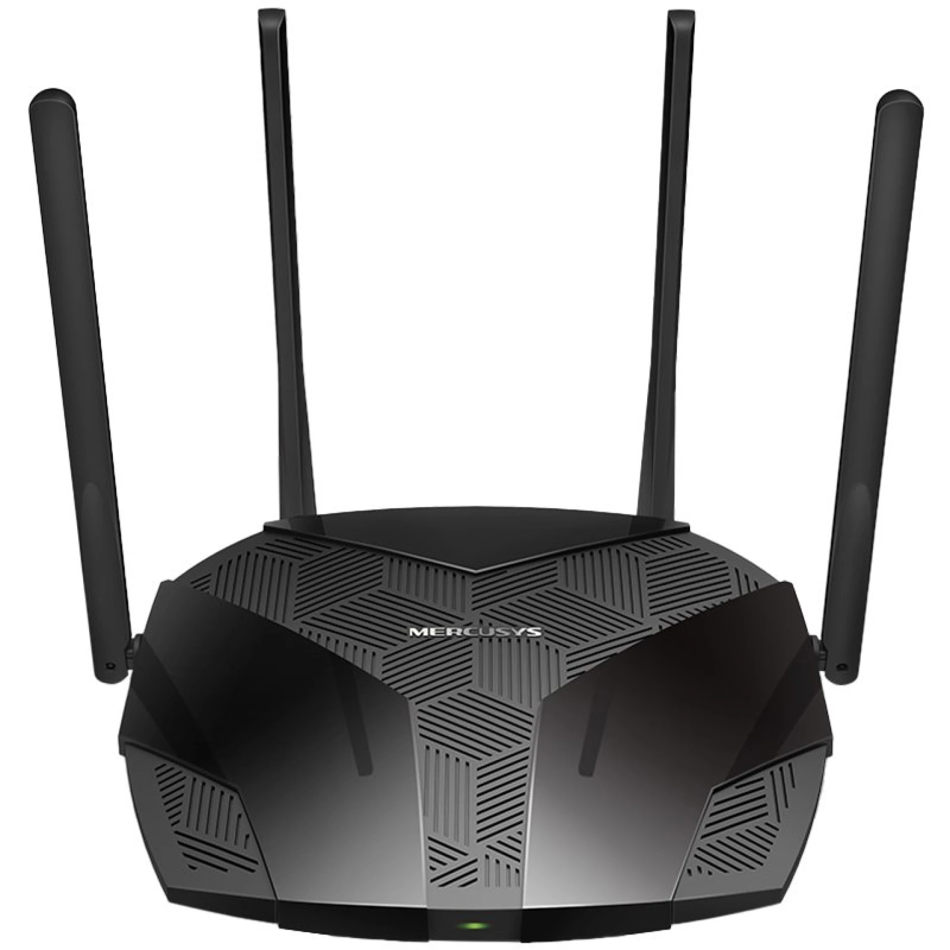 Mercusys MR70X AX1800 Dual-Band WiFi 6 Router, 574 Mbps at 2.4 GHz + 1201 Mbps at 5 GHz,  4× Fixed External Antennas, 3× Gigabit LAN Ports, 1× Gigabit WAN Port, 1024-QAM, OFDMA, Router/Access Point Mode, MU-MIMO, WPA3, TWT, BSS Color