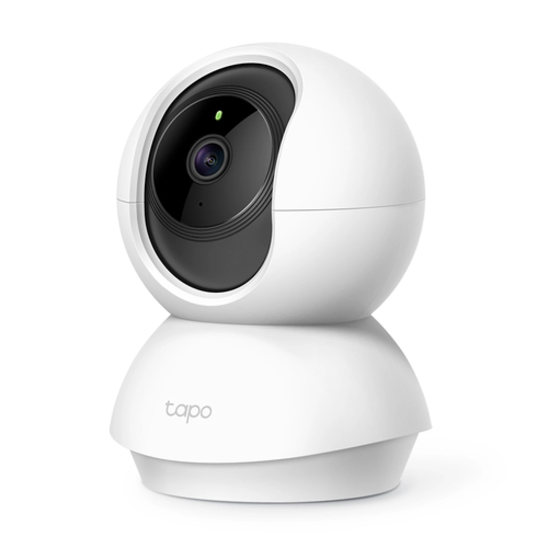 TP-Link Tapo C210 Pan/Tilt Home Security Wi-Fi Camera 3MP (2304x1296),2.4 GHz, Horizontal 360º, Pan/Tilt, Motion Detection/Notifications, Sound/Light Alarm, Remote Control, Two-Way Audio, Voice Control (Google Assistant/Alexa), microSD(Up to 256 GB)