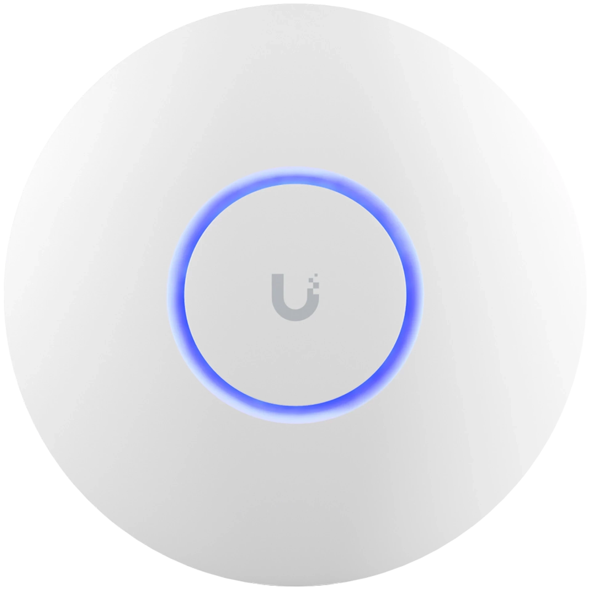 Ubiquiti U6+ access point. WiFi 6 model with throughput rate of 573.5 Mbps at 2.4 GHz and 2402 Mbps at 5 GHz. No POE injector included. UI recommends U-POE-AF or POE switch