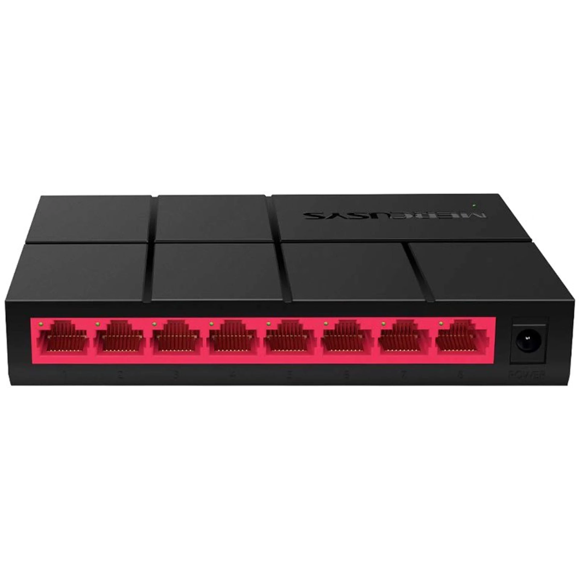 8-port 10/100/1000M mini Desktop Switch, 8 10/100/1000M RJ45 ports, Plastic case