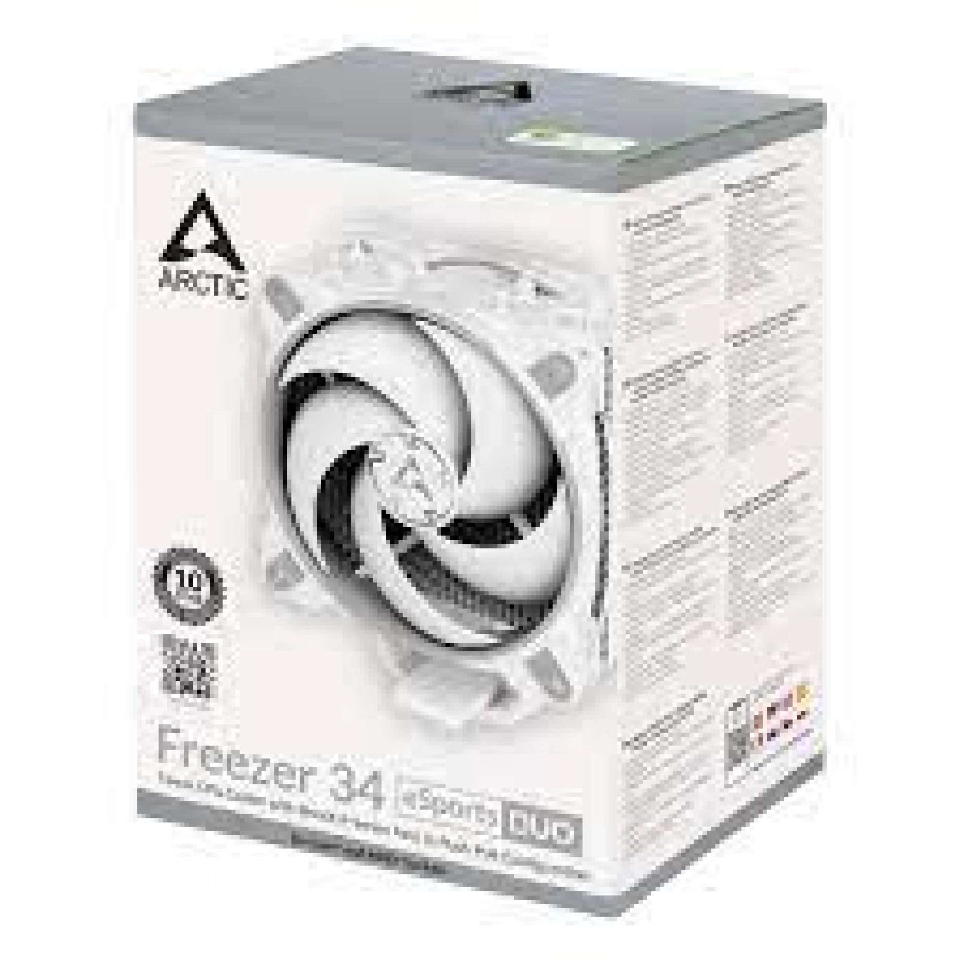 Cooler Arctic Freezer 34 eSports DUO - Grey/White