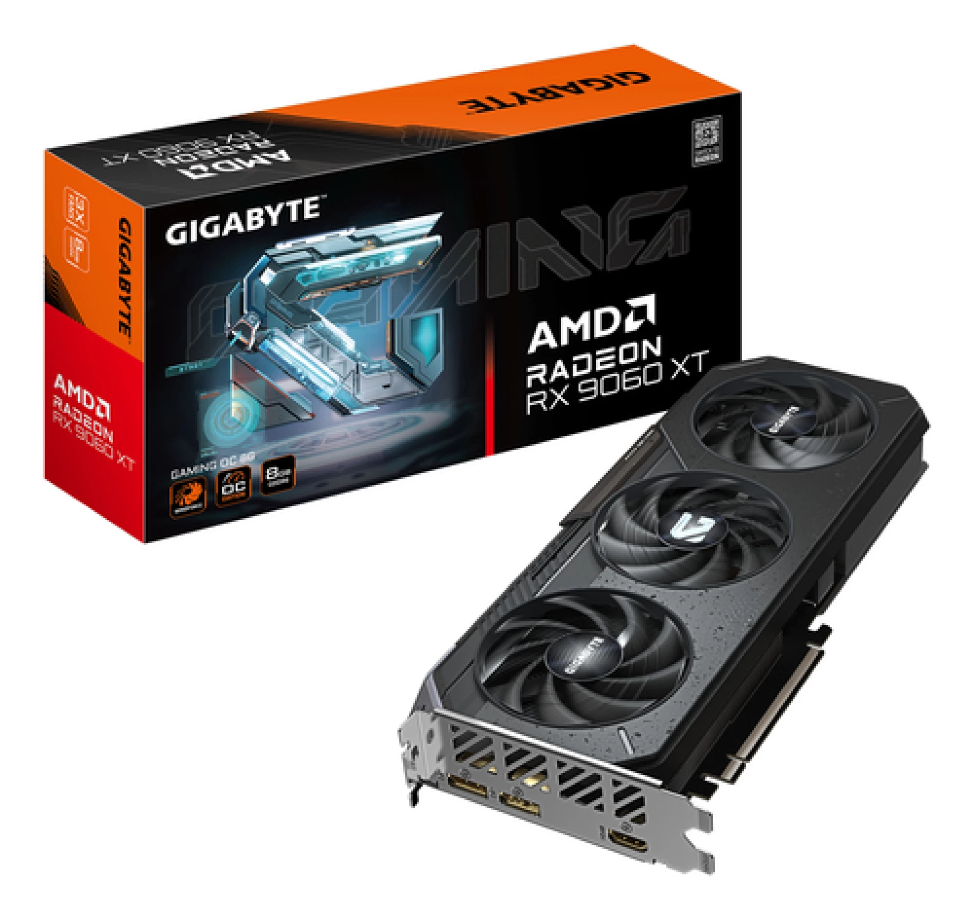 Gigabyte 9060 XT Gaming OC 8GB 8GB GDDR6, 128-bit 2x DP, 1x HDMI