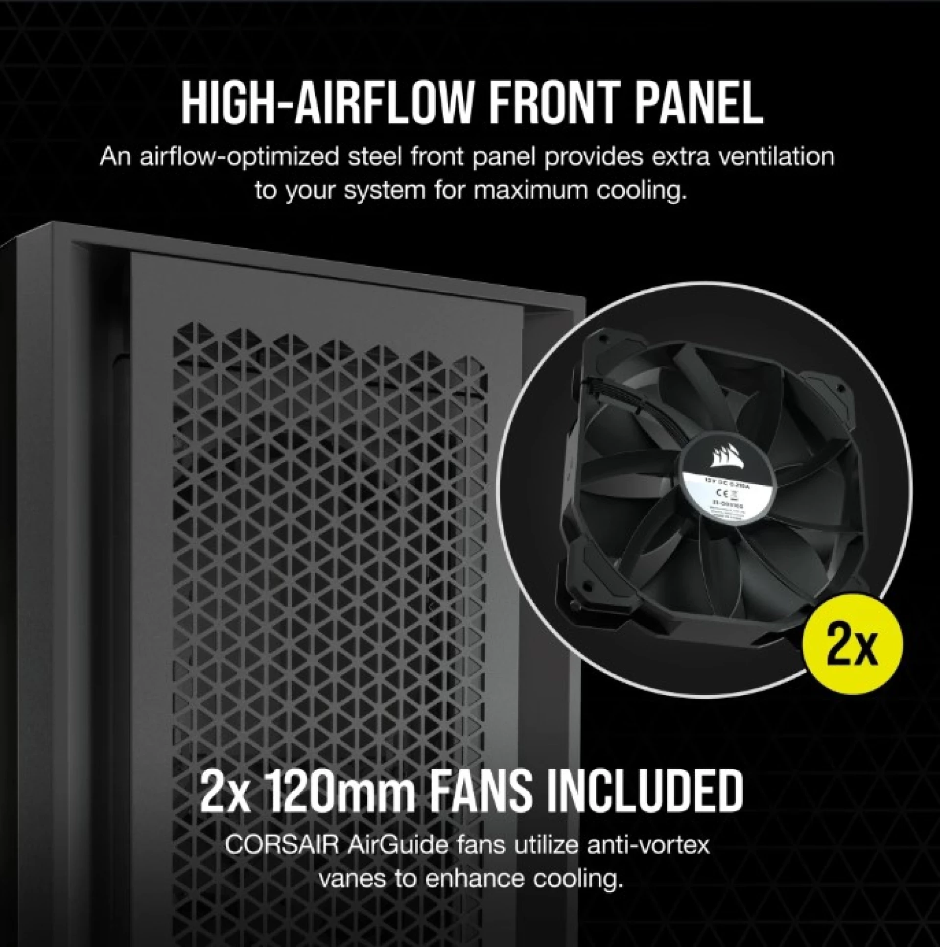 KUCISTE CORSAIR 5000D AIRFLOW Black