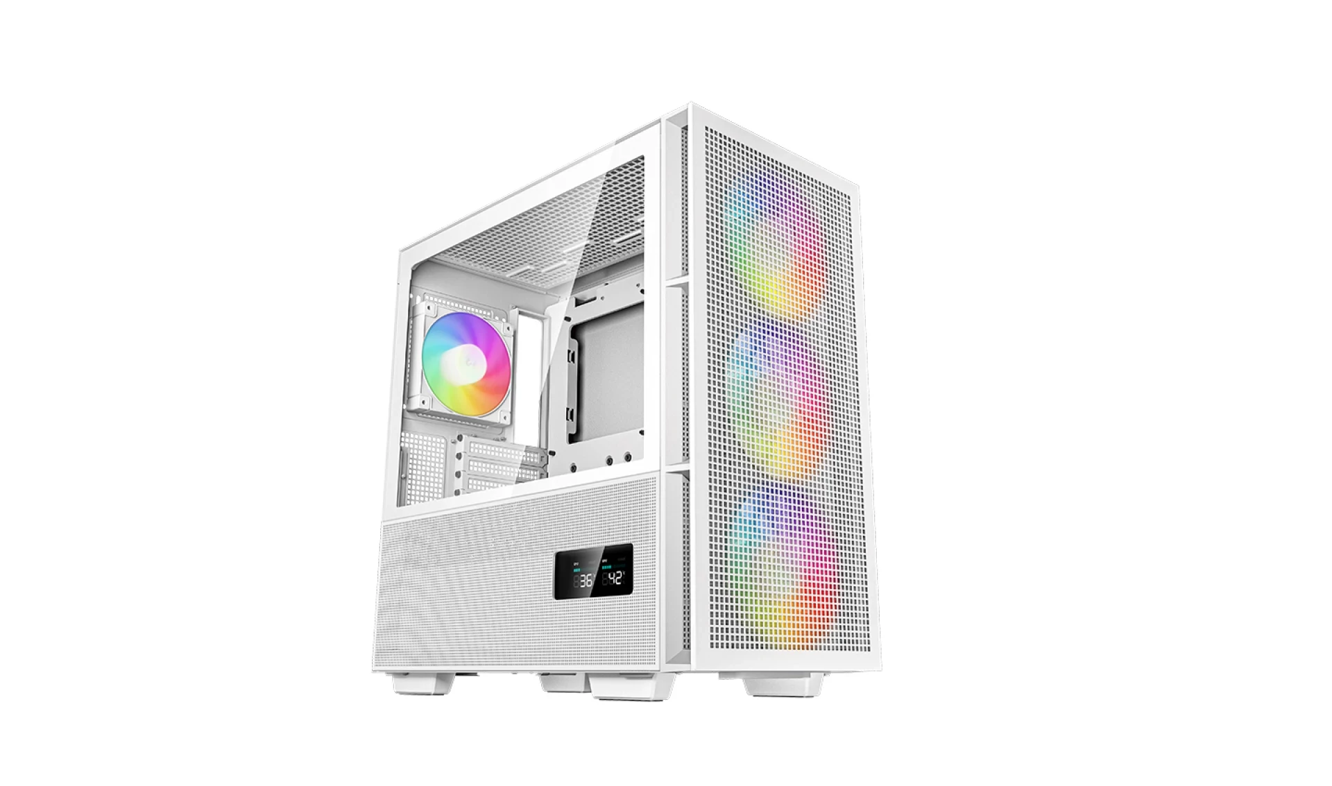 KUCISTE DEEPCOOL CH560 Digital White Monitoring Displej