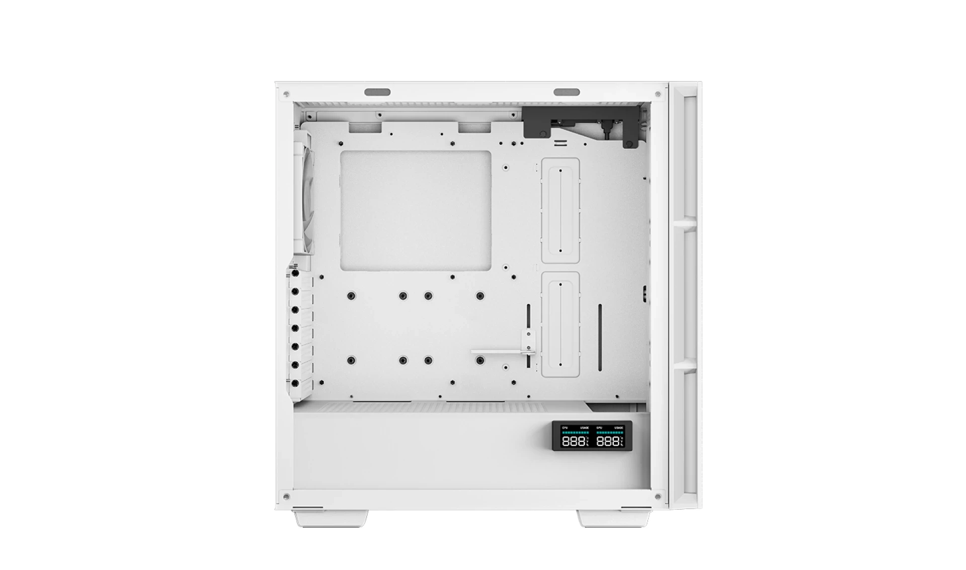 KUCISTE DEEPCOOL CH560 Digital White Monitoring Displej