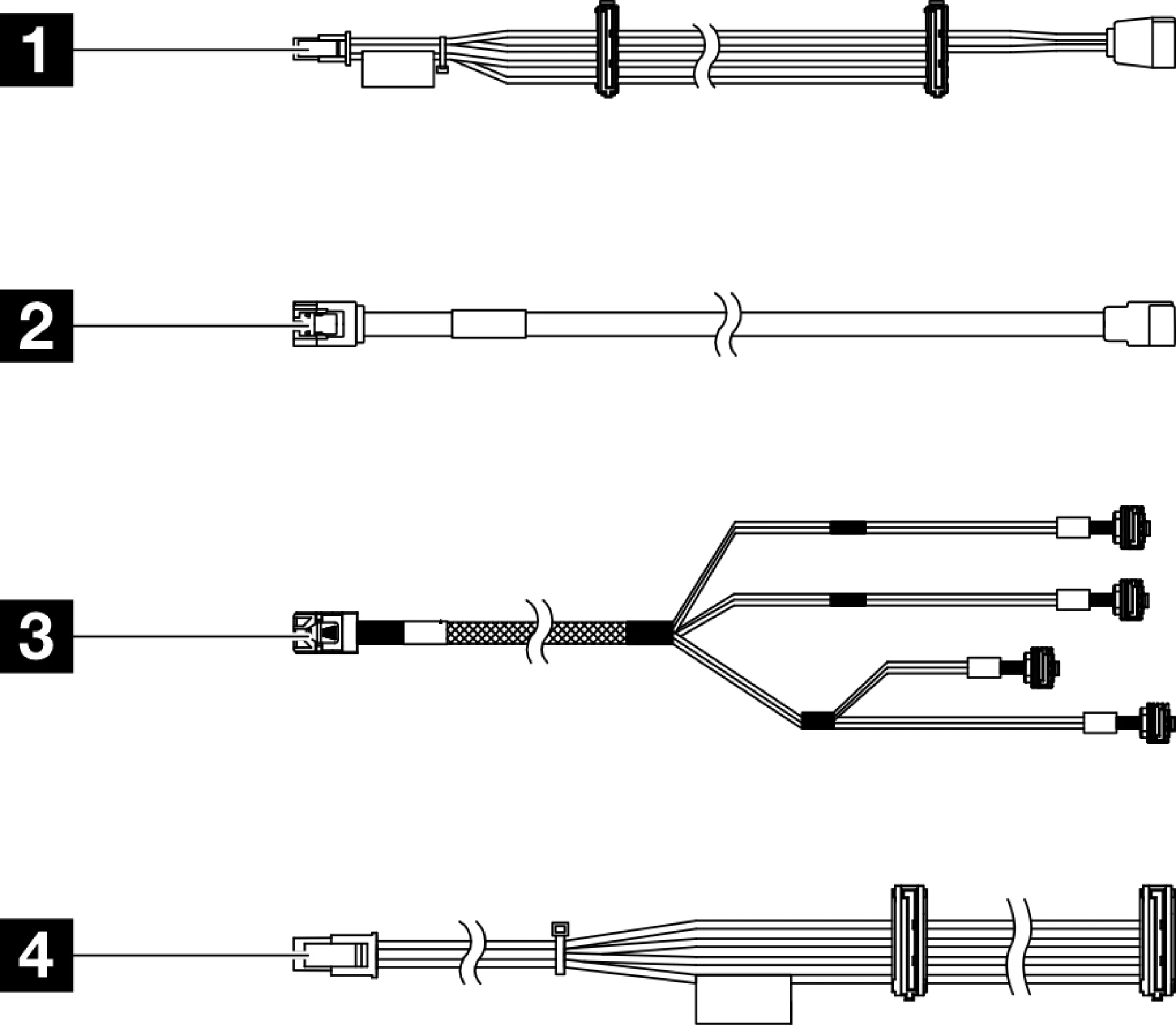 Lenovo ThinkSystem ST50 V2 Internal Drive Cable Kit