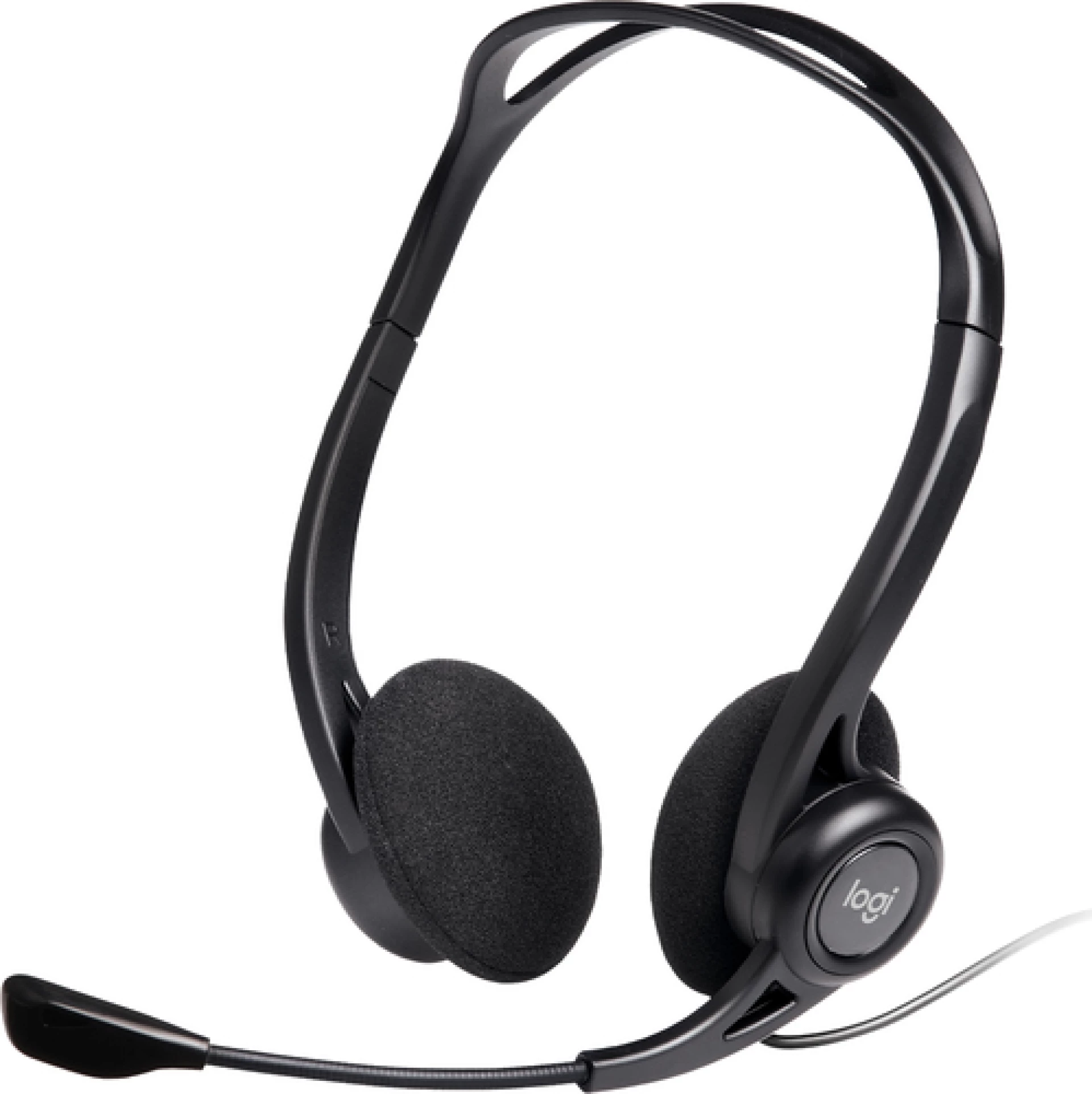 LOGITECH PC960 Corded Stereo Headset BLACK - USB
