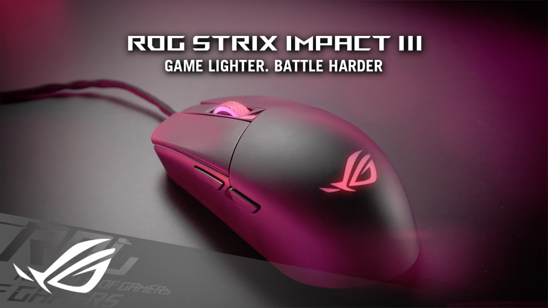 MOUSE ASUS ROG STRIX IMPACT III Wired