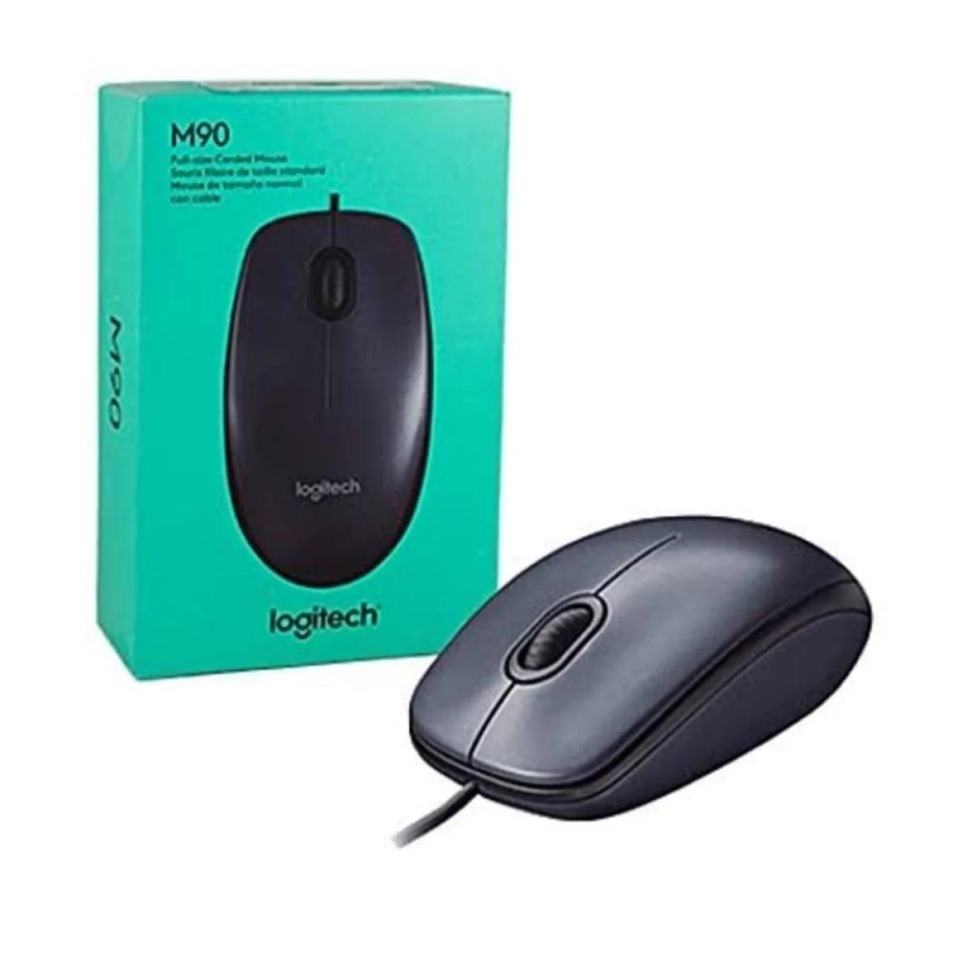 MOUSE LOGITECH M90 BLACK USB