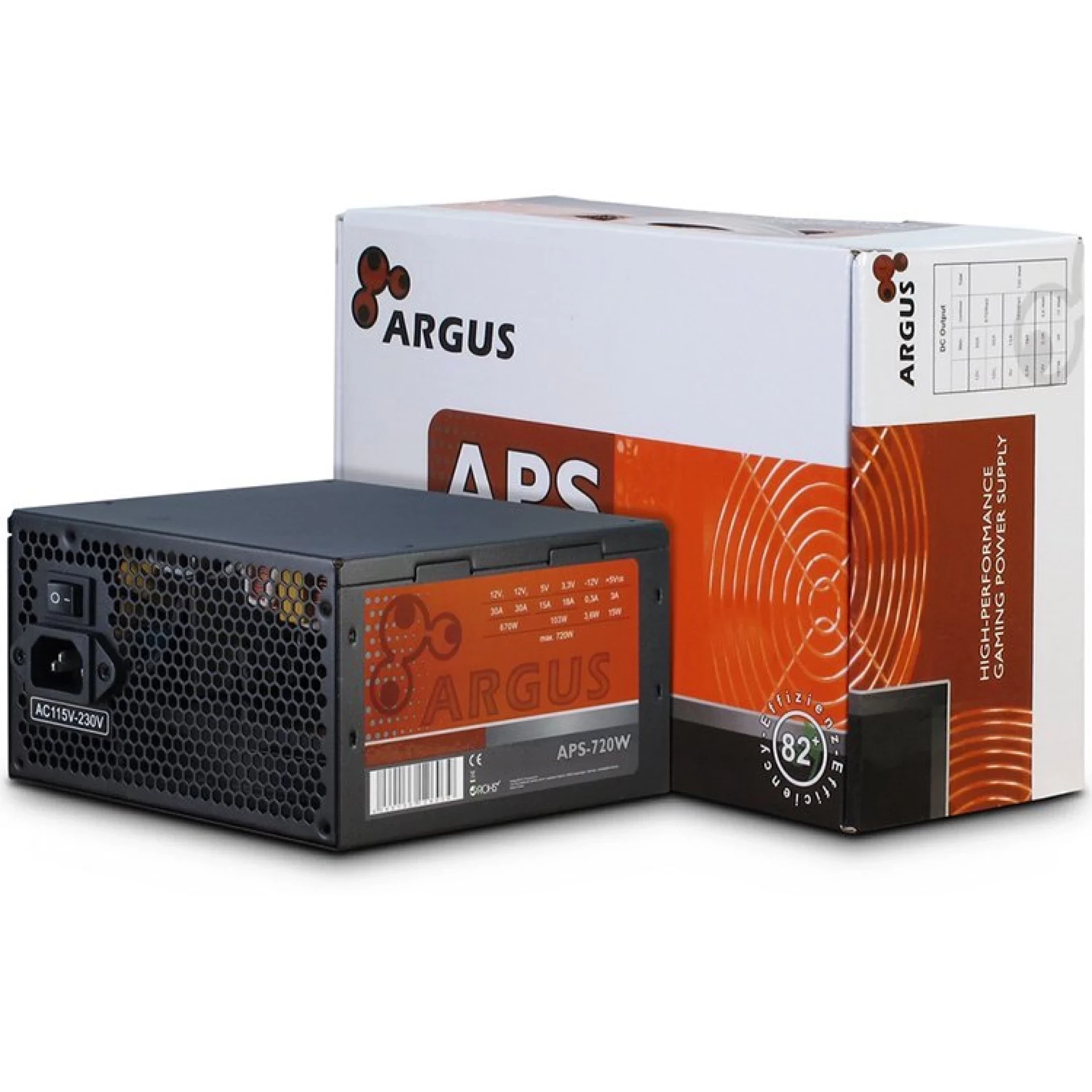Napojna jedinica 720W INTER-TECH Argus APS efficiency 89,1%