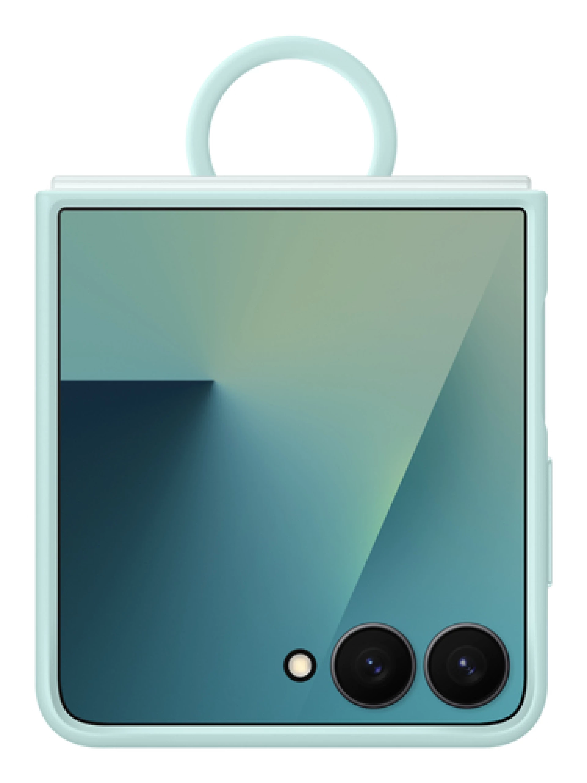Samsung Galaxy Z Flip7 Ring Case (Silicone) Mint