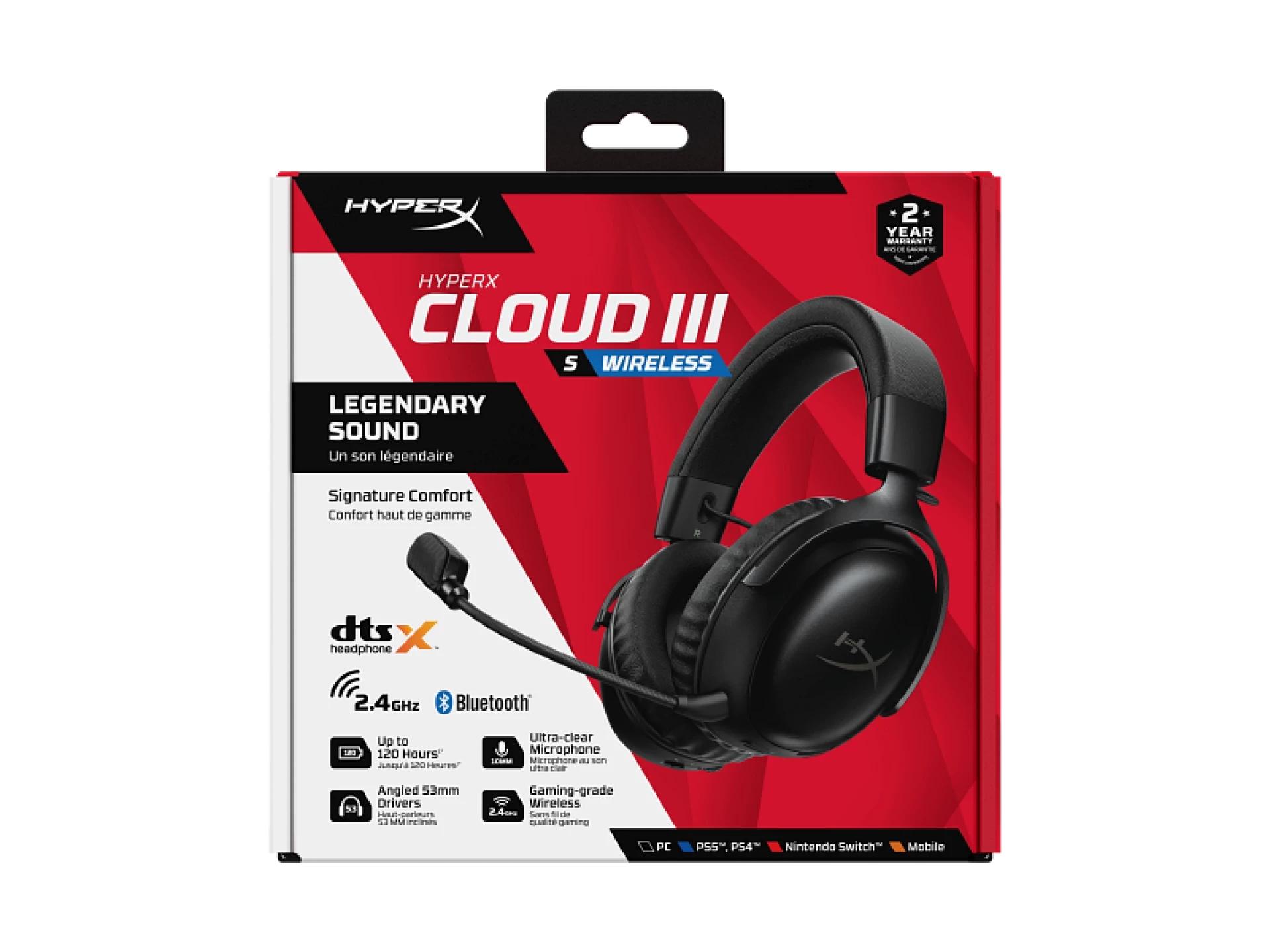Slušalice HyperX Cloud III S Black Wireless