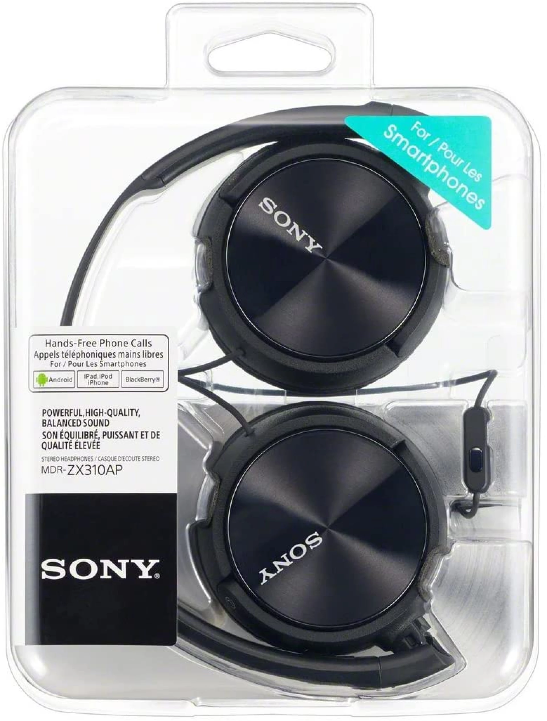 Sony slusalice MDR-ZX310 crneNaglavne