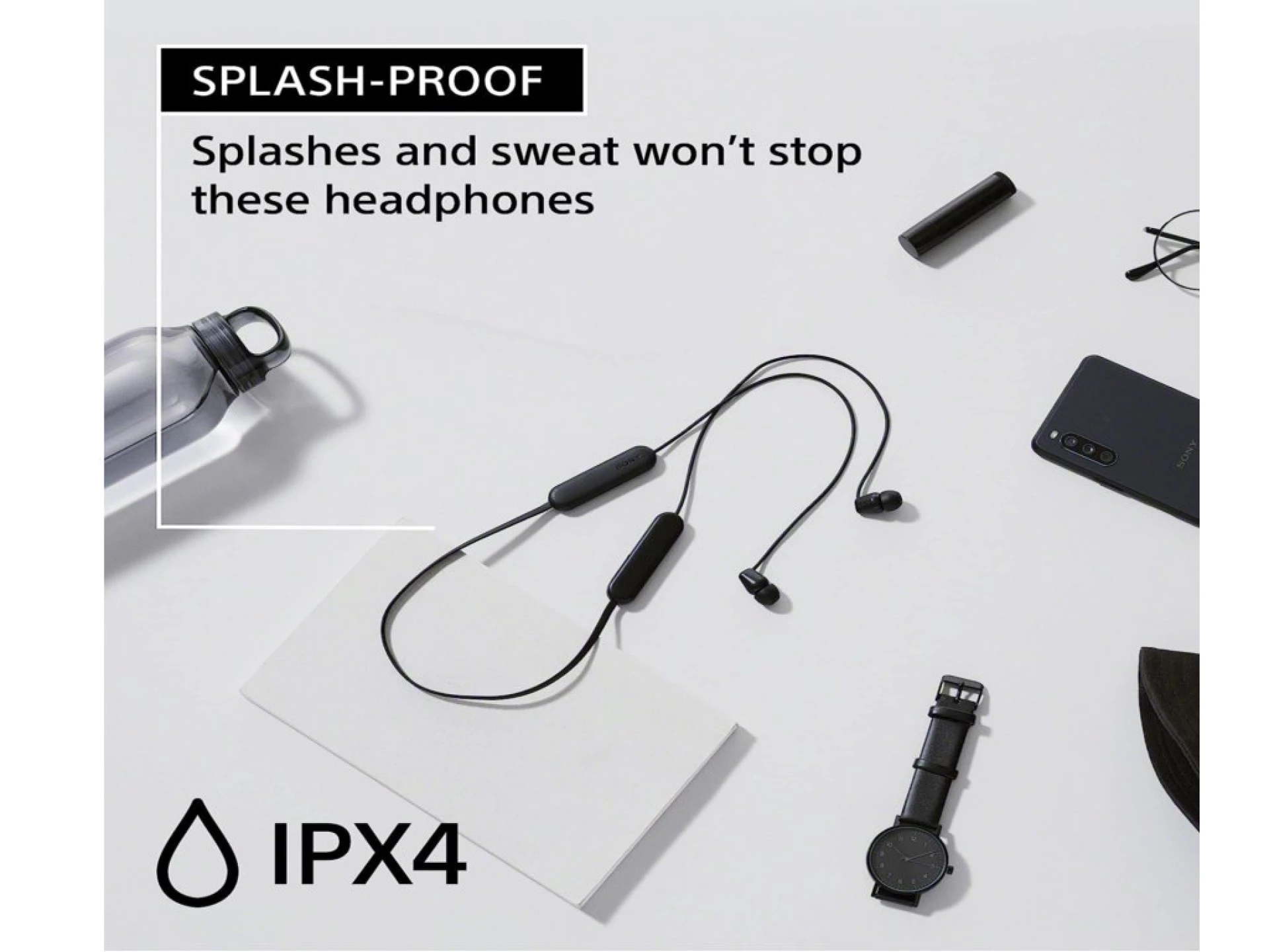 Sony slusalice WIC100, crnein-Ear; Bluetooth; sa mikrofon
