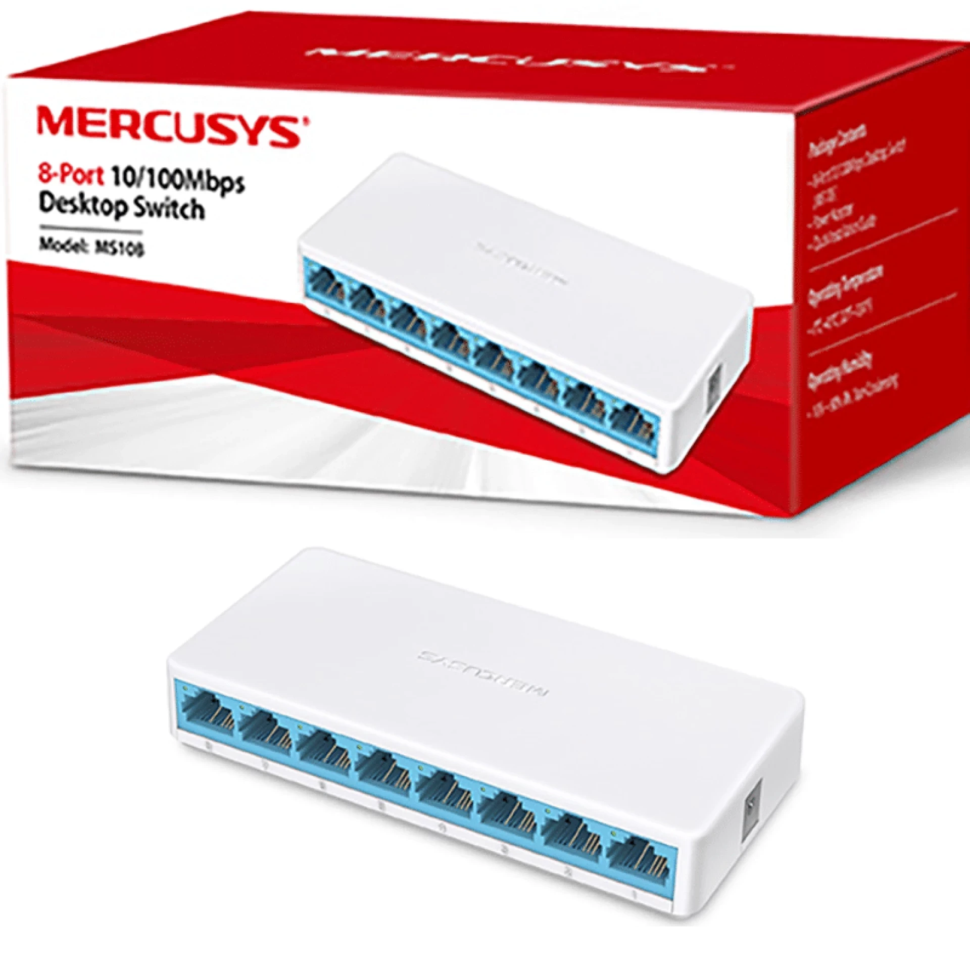 Switch Mercusys MS108 8-Port 10/100