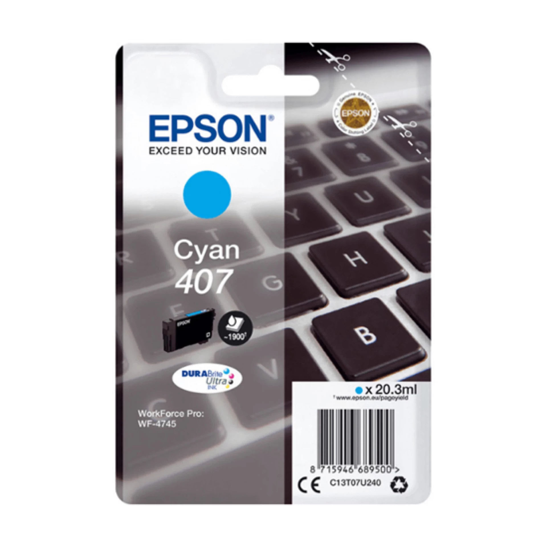 Tinta Epson WF-4745 L Cyan