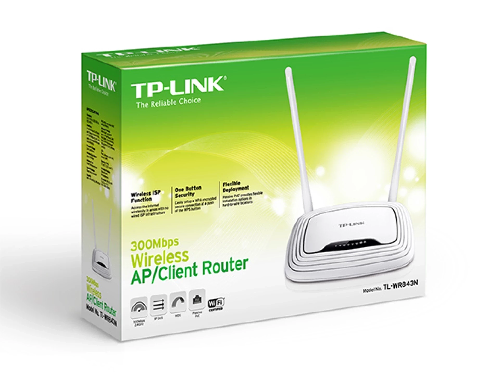 Wireless N router TP-Link TL-WR843ND,AP/Client
