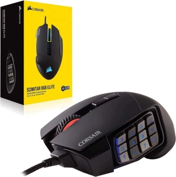 MOUSE CORSAIR SCIMITAR RGB ELITE MOBA/MMO