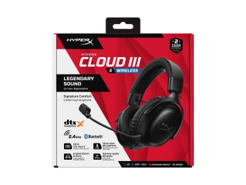 Slušalice HyperX Cloud III S Black Wireless